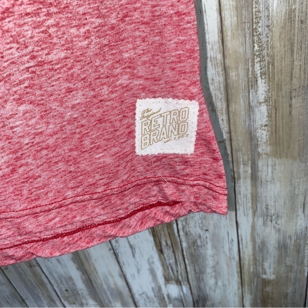 Original Retro Brand Alabama Crimson Tide Elephant Graphic Tee Red Vintage Style - Picture 3 of 5